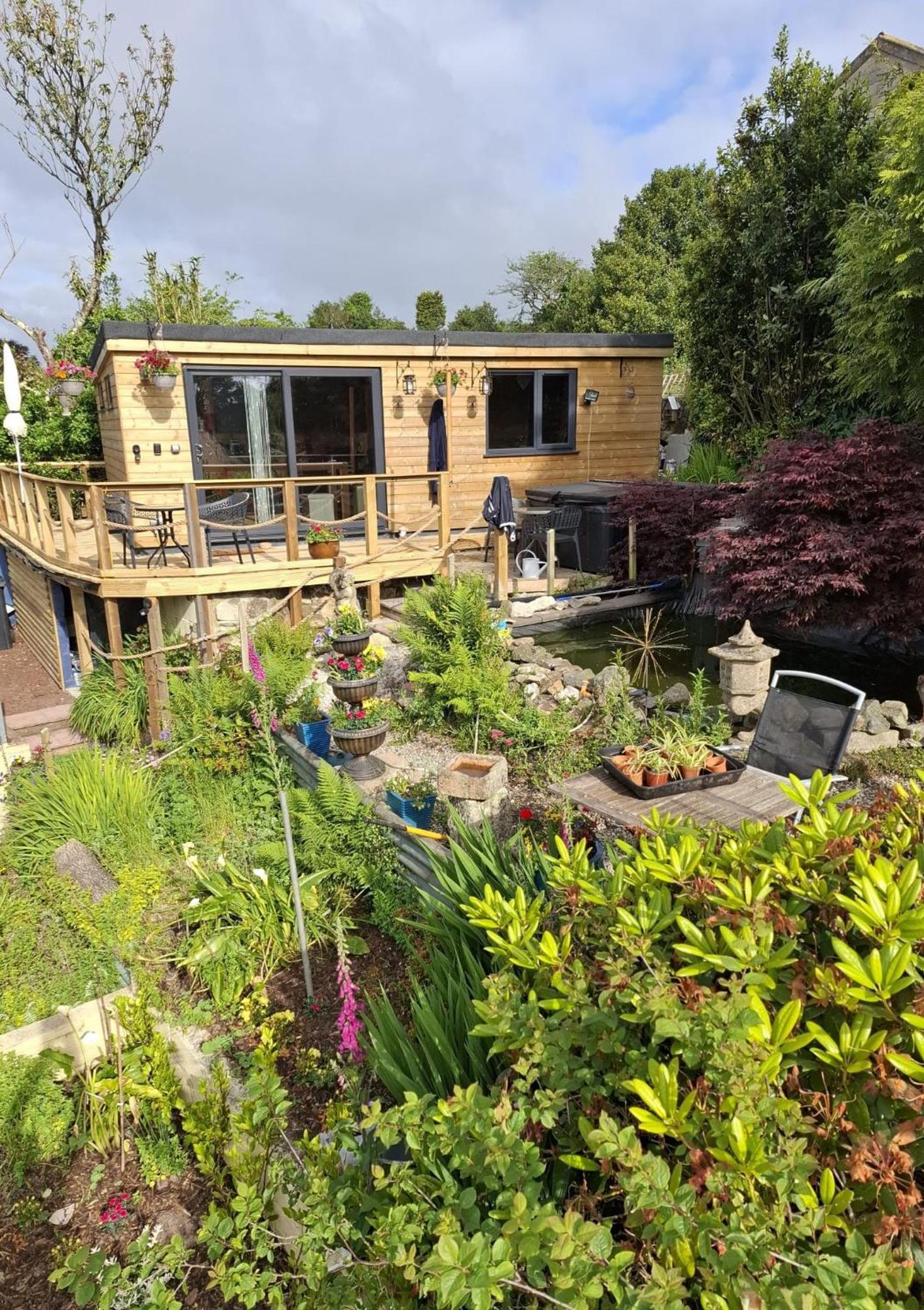 Cosy Cornish Cabin St Austell Esterno foto